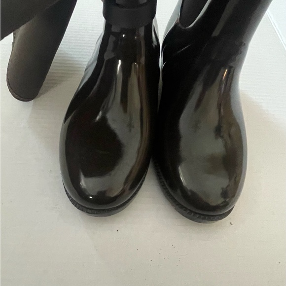 Michael Kors charm stretch rain boot Brown size 6 - Picture 9 of 16